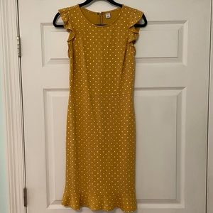OLD NAVY WOMEN MUSTARD YELLOW DRESS
